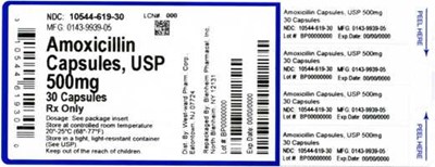 Bottle Label (10544 619 30   0143 9939 05)